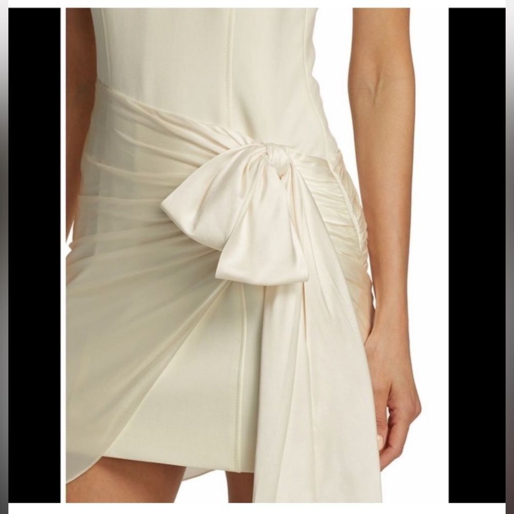 Cinq A Sept Windsor Ivory Mini Dress Size 2 - Picture 4 of 10